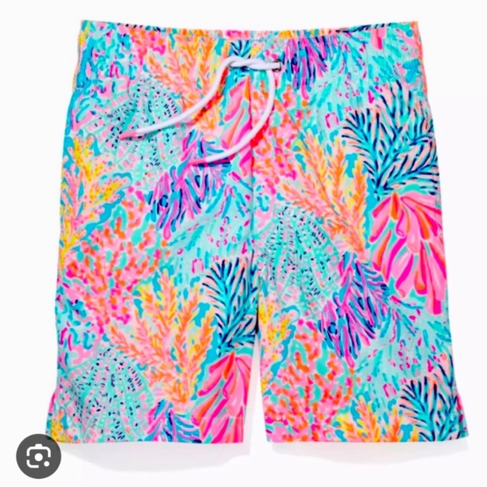 Lilly Pulitzer Mens Swim Trunks nwt xl
